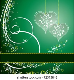 Vector Valentines Background. Abstract Eps10 Illustration.