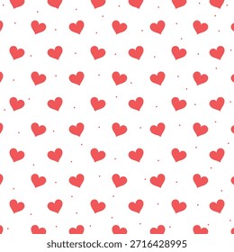 Vector Valentine's Background With Pink Heart