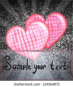 Vector Valentines card