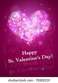 Vector Valentine's Card