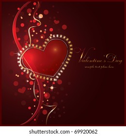 Vector. Valentine's Day 3D