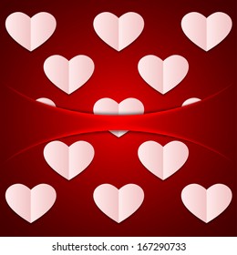 Vector valentines day background. Eps10