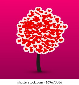 Vector valentines day background. Eps10