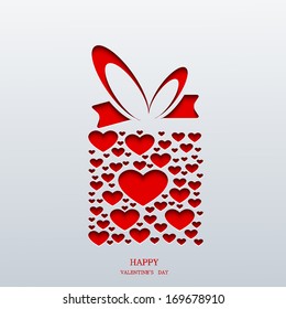 Vector valentines day background. Eps10