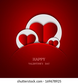 Vector valentines day background. Eps10