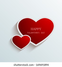 Vector valentines day background. Eps10