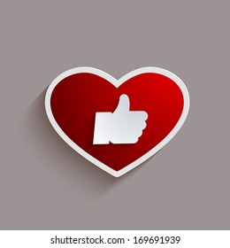 Vector valentines day background. Eps10