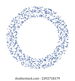 Vector valentines day background with heart shaped border design on white.