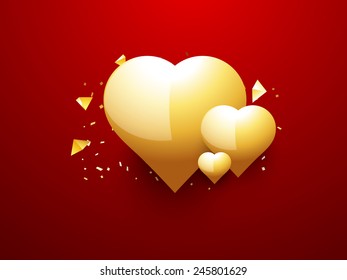 vector Valentine's day background, heart background bright color design Eps10.