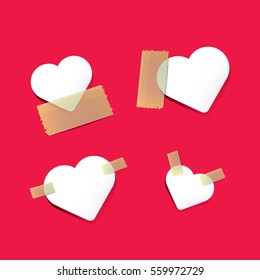 vector valentines day vector background with heart. 
