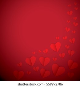 vector valentines day vector background with heart. 