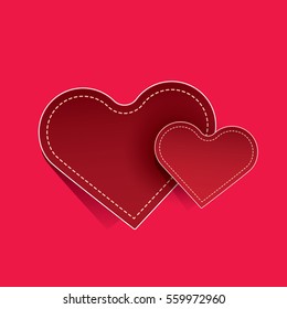 vector valentines day vector background with heart. 