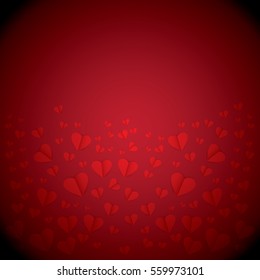 vector valentines day vector background with heart. 