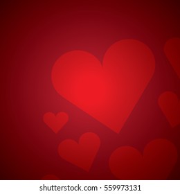 vector valentines day vector background with heart. 