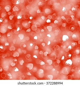 Vector Valentine's day background with hearts. Romantic illustration background.