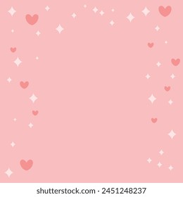 vector valentines day background with red hearts design.