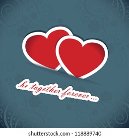 Vector Valentines day card