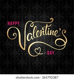 Vector Valentines day card.
