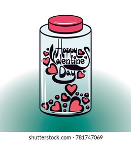 Vector Valentine's Day card
