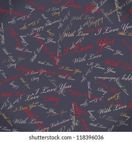 Vector Valentines day card background