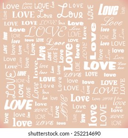 Vector Valentines day card background