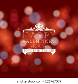 Vector Valentine's day card design. Perfect as invitation or announcement.