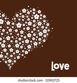 vector valentine's day card design