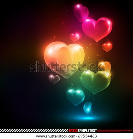 Vector Valentine's Day Card Element