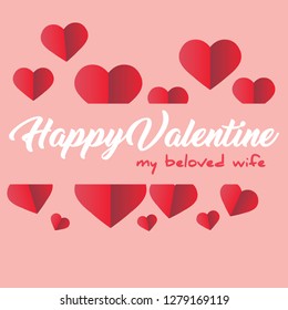Vector Valentine's day cards templates. Hand drawn February 14 gift tags, labels or posters collection. Vintage love lettering background. - Vector