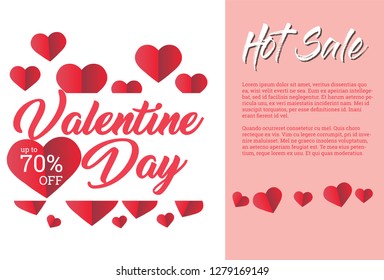 Vector Valentine's day cards templates. Hand drawn February 14 gift tags, labels or posters collection. Vintage love lettering background. - Vector