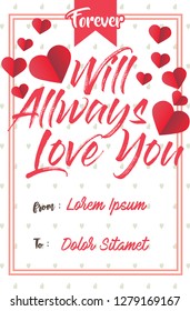 Vector Valentine's day cards templates. Hand drawn February 14 gift tags, labels or posters collection. Vintage love lettering background. - Vector