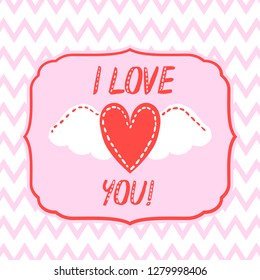 Vector Valentine's day cards templates. Hand drawn February 14 gift tags, labels or posters collection. Vector illustration.