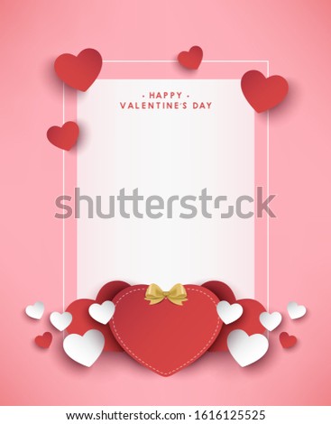 vector valentine's day cards templates