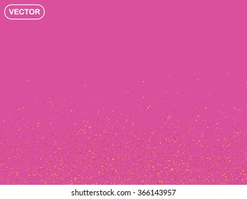 Vector Valentine's Day Glitter background. Gold dust Wallpapers.
