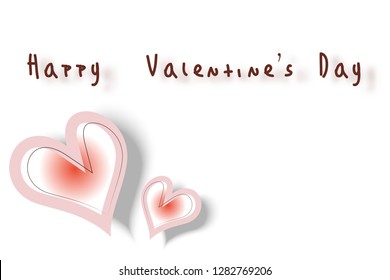 vector of valentines day greeting card 