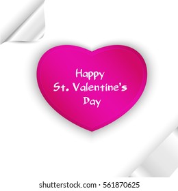 Vector Valentine's day greeting card