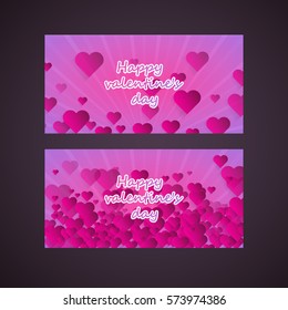 Vector - Valentines Day greeting cards
