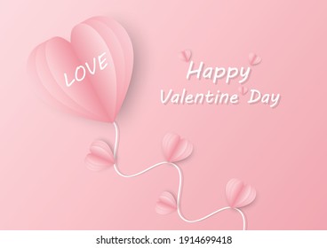 Vector San Valentín con tarjetas de felicitación, afiches y volantes de la tipografía de forma cardíaca.