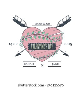 Vector Valentines day illustration