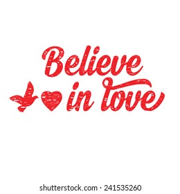 Vector Valentine's Day party invitation. Holiday background and design banner. Vector template with hand-drawn graphic.