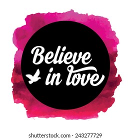 Vector Valentine's Day party invitation. Holiday background and design banner. Vector template with hand-drawn graphic.