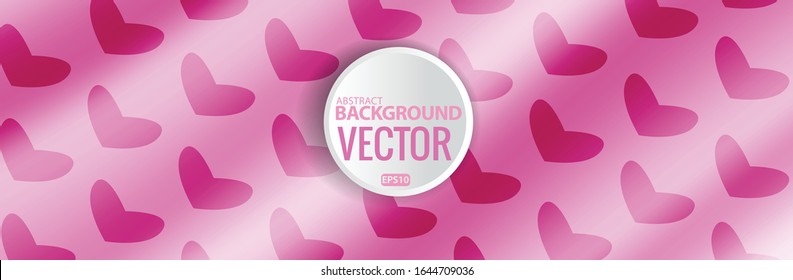 Vektorillustration Valentinstag rosafarbene Seidengewebe Hintergrund mit Herzen. Vektorillustration PS 10 Abbildung.
