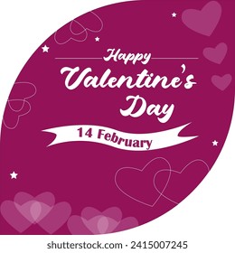 Diseño especial del Día de San Valentín vectorial
