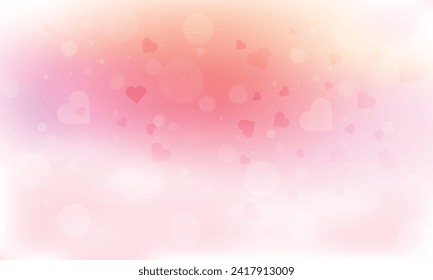 Vector valentine's day wallpaper with blurry element.