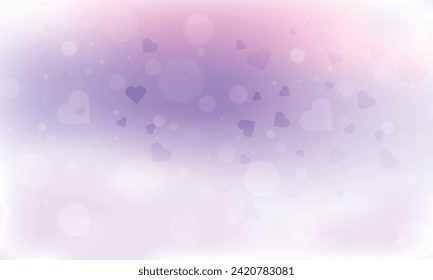 Vector valentine's day wallpaper with blurry element.