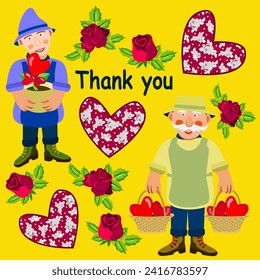 Vector - valentines greeting card, colored illustration, template.