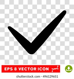 Vector Valid EPS vector icon. Illustration style is flat iconic black symbol on a transparent background.