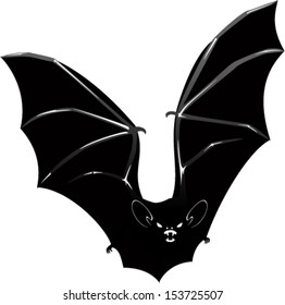 Vector Vampire bat