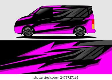 vector van livery design, sticker and decal design