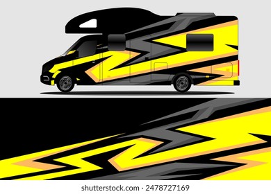 vector van livery design, sticker and decal design